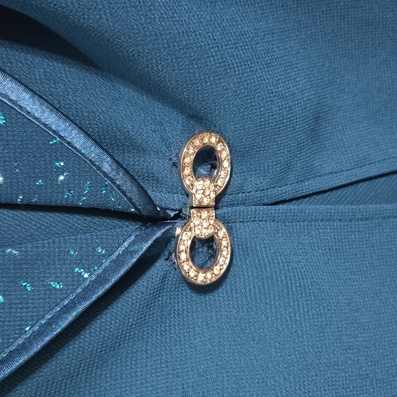 Dana Kay Sleeveless Turquoise Long Dress - Picture 8 of 9